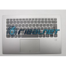 Lenovo Uppercase L 80Y7 Ptn Top Cover platina com teclado internacional Enter Grande, Impressão digital com Flat + TP com flat + BL